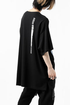 画像をギャラリービューアに読み込む, FACETASM BARCODE PRINT TEE (BLACK)