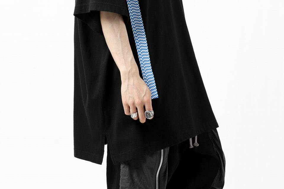 画像をギャラリービューアに読み込む, FACETASM BARCODE PRINT TEE (BLACK)