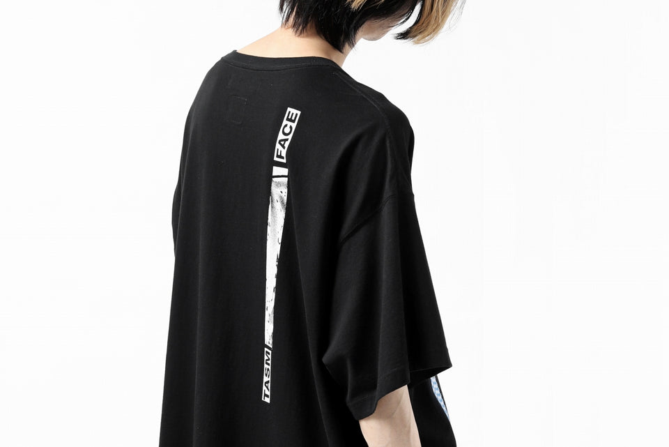 画像をギャラリービューアに読み込む, FACETASM BARCODE PRINT TEE (BLACK)