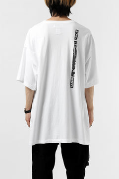 画像をギャラリービューアに読み込む, FACETASM BARCODE PRINT TEE (WHITE)