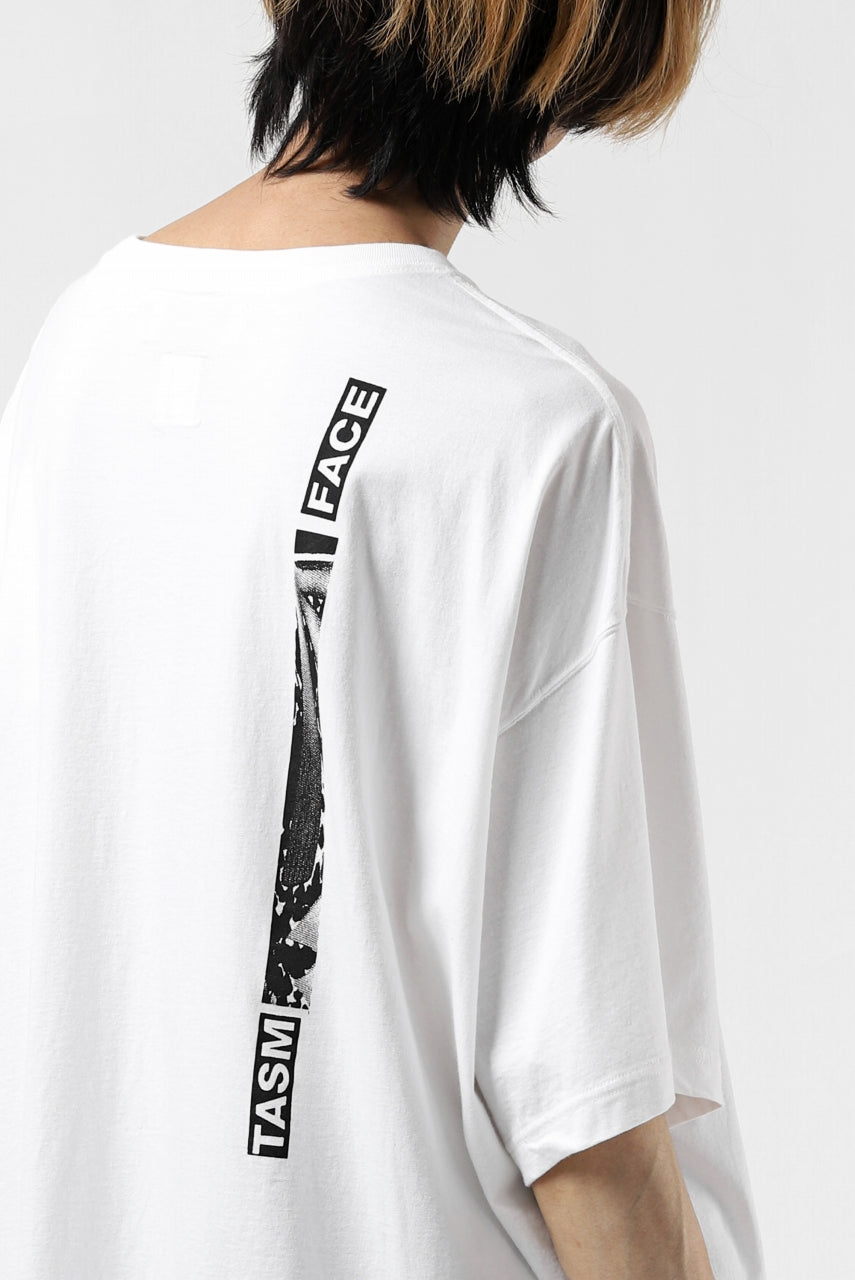 画像をギャラリービューアに読み込む, FACETASM BARCODE PRINT TEE (WHITE)