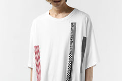 画像をギャラリービューアに読み込む, FACETASM BARCODE PRINT TEE (WHITE)