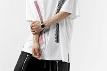 画像をギャラリービューアに読み込む, FACETASM BARCODE PRINT TEE (WHITE)