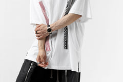 画像をギャラリービューアに読み込む, FACETASM BARCODE PRINT TEE (WHITE)