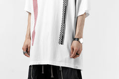 画像をギャラリービューアに読み込む, FACETASM BARCODE PRINT TEE (WHITE)
