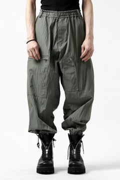 画像をギャラリービューアに読み込む, Y&#39;s.... WRINKLE TEXTURE TACTICAL PANTS (KHAKI)