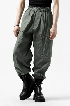 画像をギャラリービューアに読み込む, Y&#39;s.... WRINKLE TEXTURE TACTICAL PANTS (KHAKI)