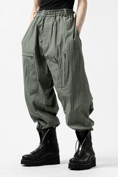 画像をギャラリービューアに読み込む, Y&#39;s.... WRINKLE TEXTURE TACTICAL PANTS (KHAKI)