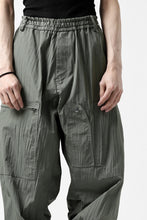 画像をギャラリービューアに読み込む, Y's.... WRINKLE TEXTURE TACTICAL PANTS (KHAKI)