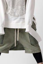 Load image into Gallery viewer, ISAMU KATAYAMA BACKLASH SARROUEL SHORTS / STONE WASHED USA-COTTON (KHAKI)