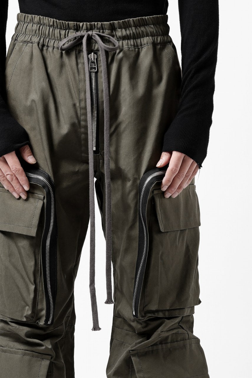 画像をギャラリービューアに読み込む, A.F ARTEFACT ZIP CARGO POCKET PANTS (KHAKI)