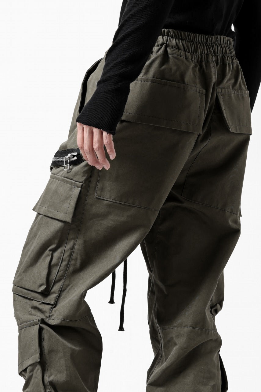 画像をギャラリービューアに読み込む, A.F ARTEFACT ZIP CARGO POCKET PANTS (KHAKI)
