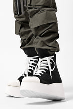 画像をギャラリービューアに読み込む, A.F ARTEFACT x Portaille PLATFORM HIGHCUT SNEAKERBOOTS / MATT NUBUCK (BLACK)