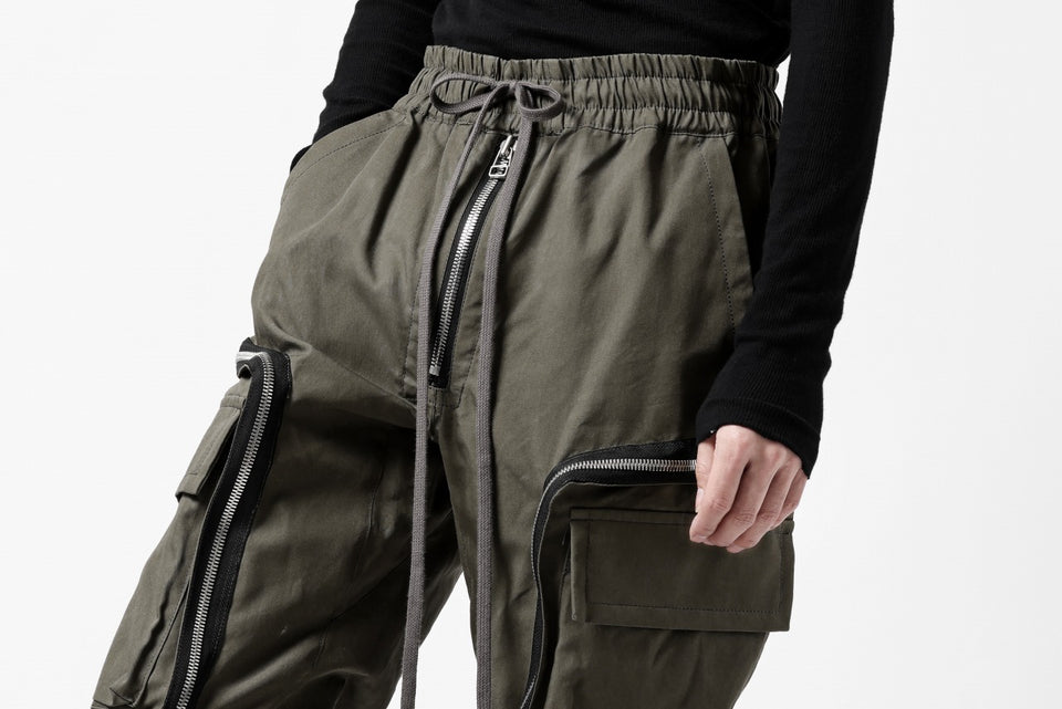 画像をギャラリービューアに読み込む, A.F ARTEFACT ZIP CARGO POCKET PANTS (KHAKI)