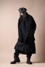 画像をギャラリービューアに読み込む, forme d'expression Hooded Cardigan Jacket (Black)