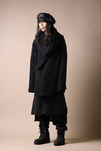 画像をギャラリービューアに読み込む, forme d'expression Hooded Cardigan Jacket (Black)