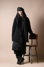 画像をギャラリービューアに読み込む, forme d'expression Hooded Cardigan Jacket (Black)