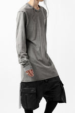 画像をギャラリービューアに読み込む, 11 BY BORIS BIDJAN SABERI LONG SLEEVE TEE &quot;L-S1B-F-1101&quot; (ACID GREY)