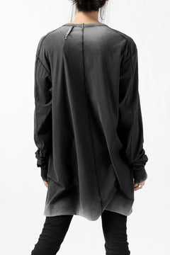 画像をギャラリービューアに読み込む, 11 BY BORIS BIDJAN SABERI LONG SLEEVE TEE &quot;L-S1B-F-1101&quot; (ACID GREY)