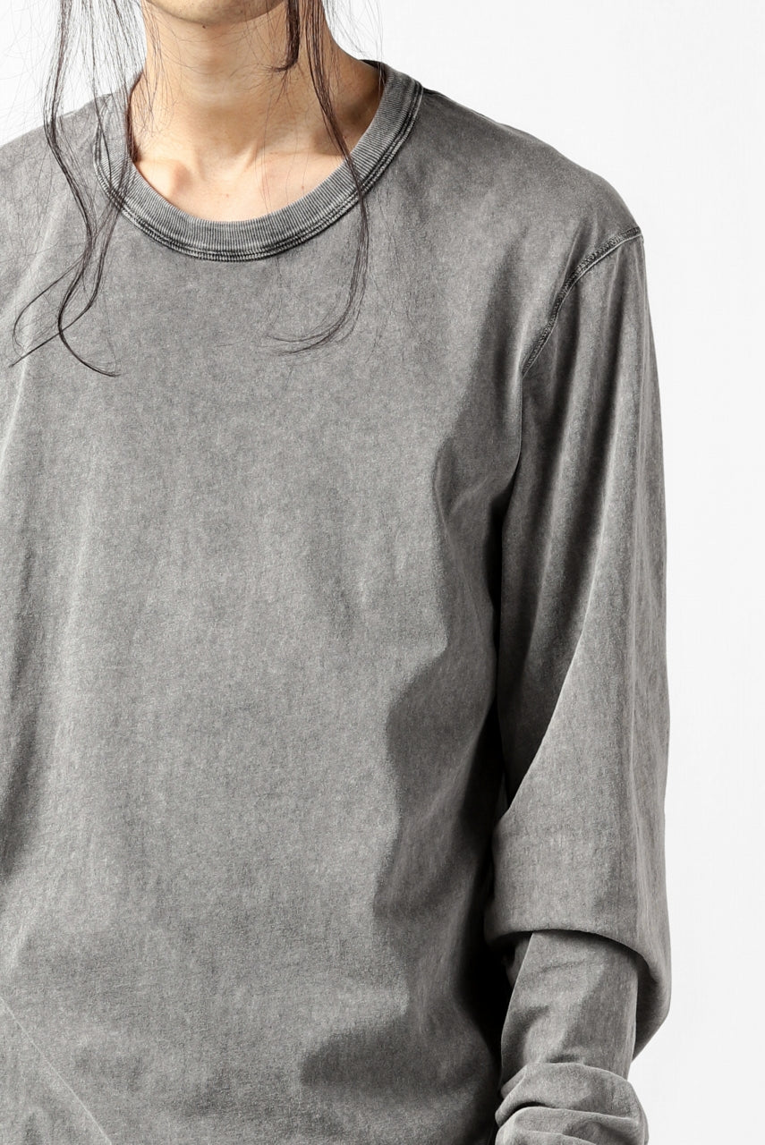 画像をギャラリービューアに読み込む, 11 BY BORIS BIDJAN SABERI LONG SLEEVE TEE &quot;L-S1B-F-1101&quot; (ACID GREY)