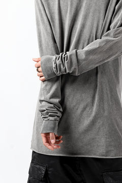 画像をギャラリービューアに読み込む, 11 BY BORIS BIDJAN SABERI LONG SLEEVE TEE &quot;L-S1B-F-1101&quot; (ACID GREY)