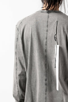 画像をギャラリービューアに読み込む, 11 BY BORIS BIDJAN SABERI LONG SLEEVE TEE &quot;L-S1B-F-1101&quot; (ACID GREY)