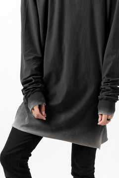 画像をギャラリービューアに読み込む, 11 BY BORIS BIDJAN SABERI LONG SLEEVE TEE &quot;L-S1B-F-1101&quot; (ACID GREY)