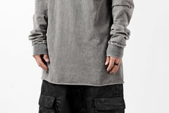 画像をギャラリービューアに読み込む, 11 BY BORIS BIDJAN SABERI LONG SLEEVE TEE "L-S1B-F-1101" (ACID GREY)