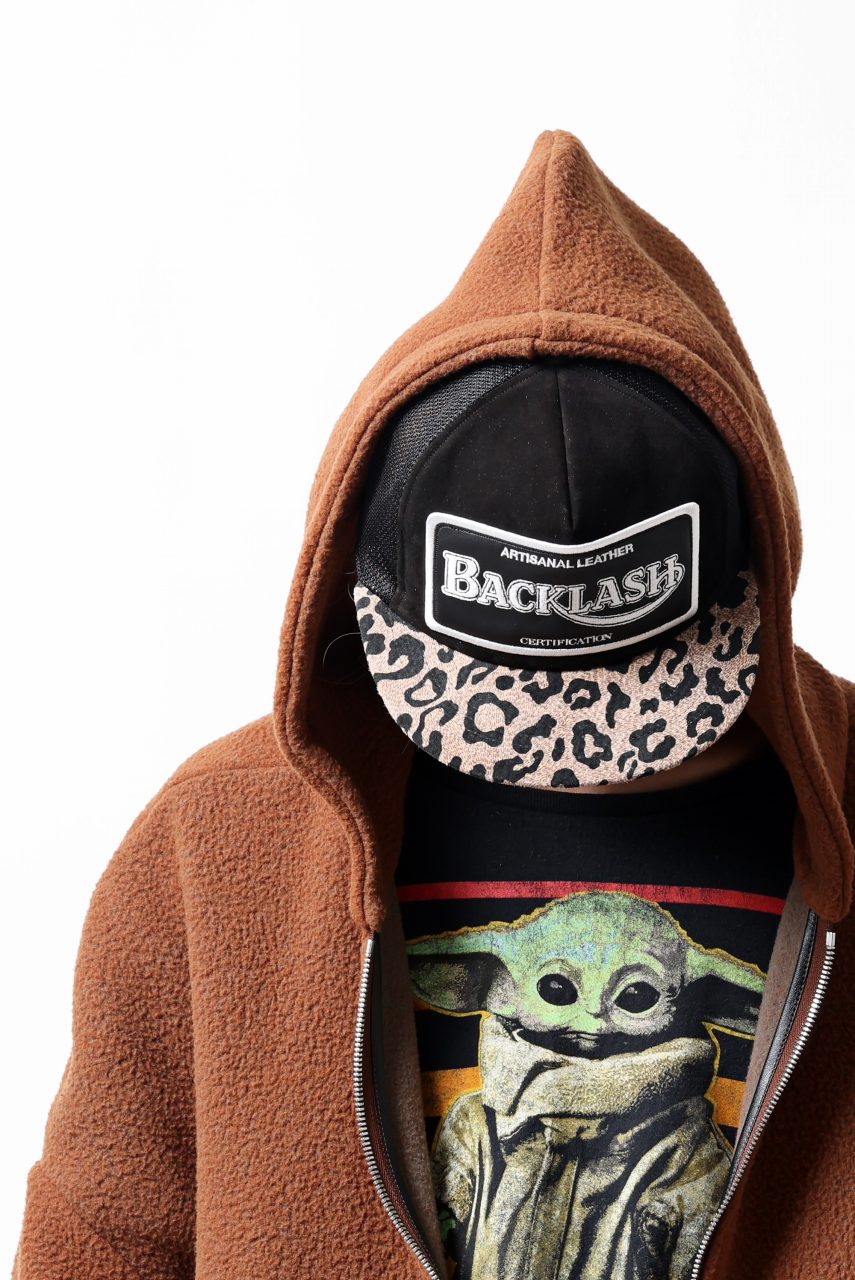 Load image into Gallery viewer, ISAMU KATAYAMA BACKLASH KANGAROO SUEDE MESH CAP (LEOPARD)