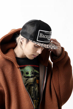 Load image into Gallery viewer, ISAMU KATAYAMA BACKLASH KANGAROO SUEDE MESH CAP (LEOPARD)