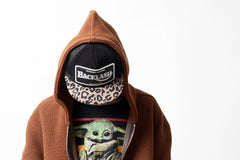 Load image into Gallery viewer, ISAMU KATAYAMA BACKLASH KANGAROO SUEDE MESH CAP (LEOPARD)