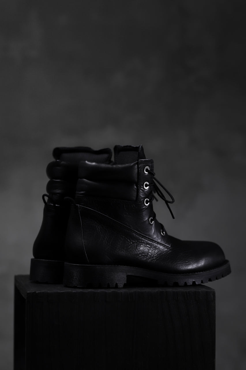 画像をギャラリービューアに読み込む, Portaille exclusive LEX-W20 TREK Laced Boots / VACCHETTA SMOOTH (BLACK)