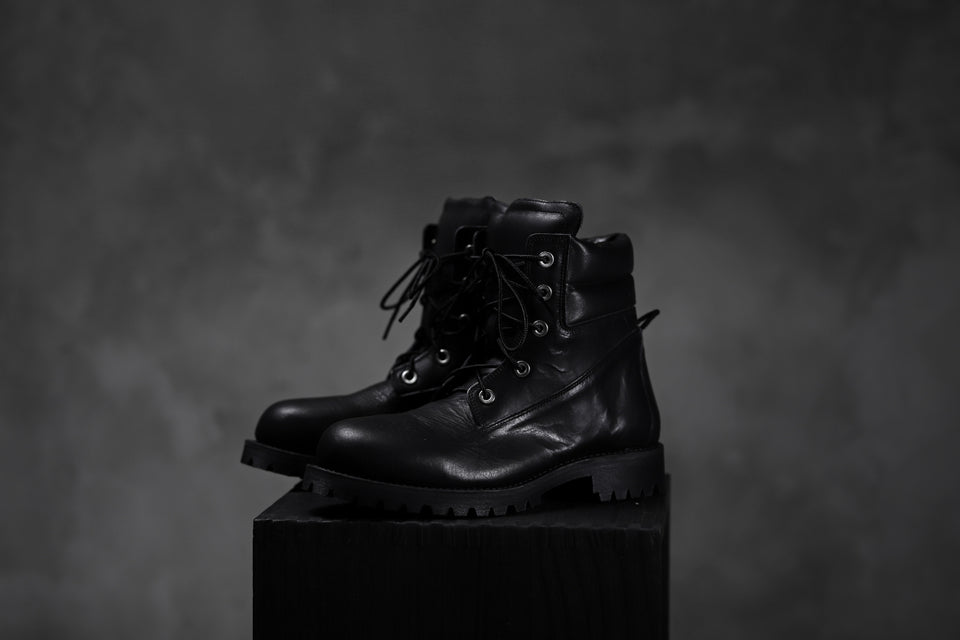 画像をギャラリービューアに読み込む, Portaille exclusive LEX-W20 TREK Laced Boots / VACCHETTA SMOOTH (BLACK)