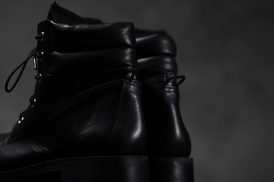 画像をギャラリービューアに読み込む, Portaille exclusive LEX-W20 TREK Laced Boots / VACCHETTA SMOOTH (BLACK)