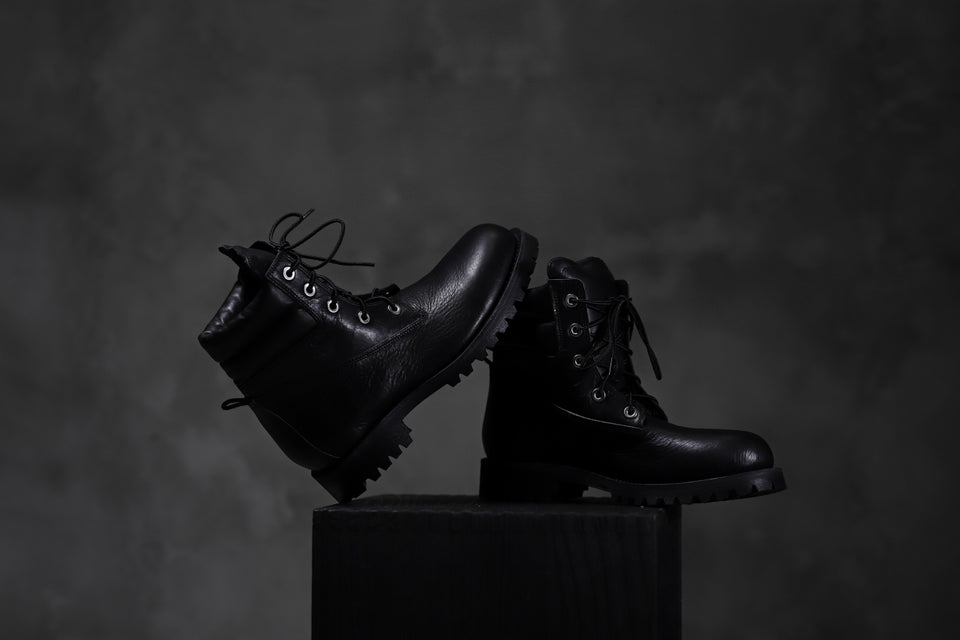 画像をギャラリービューアに読み込む, Portaille exclusive LEX-W20 TREK Laced Boots / VACCHETTA SMOOTH (BLACK)