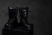 画像をギャラリービューアに読み込む, Portaille exclusive LEX-W20 TREK Laced Boots / VACCHETTA SMOOTH (BLACK / GOLD EYELET)