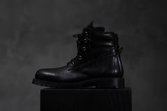 画像をギャラリービューアに読み込む, Portaille exclusive LEX-W20 TREK Laced Boots / VACCHETTA SMOOTH (BLACK / GOLD EYELET)