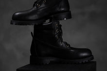 画像をギャラリービューアに読み込む, Portaille exclusive LEX-W20 TREK Laced Boots / VACCHETTA SMOOTH (BLACK / GOLD EYELET)
