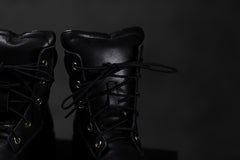 画像をギャラリービューアに読み込む, Portaille exclusive LEX-W20 TREK Laced Boots / VACCHETTA SMOOTH (BLACK / GOLD EYELET)