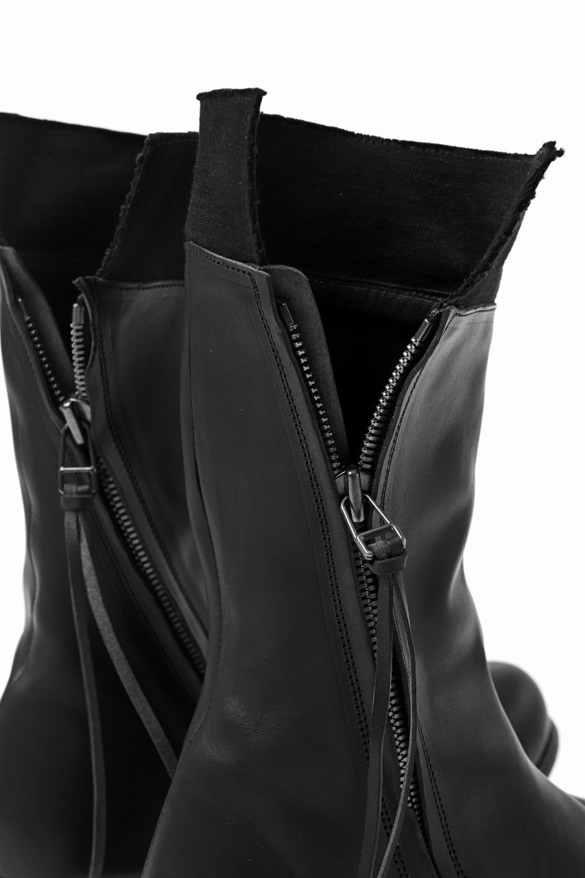 画像をギャラリービューアに読み込む, Portaille exclusive PL20 Layered Zip Boots (GUIDI FIORE / NERO)