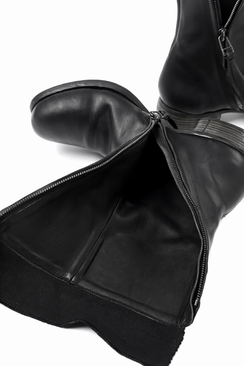 画像をギャラリービューアに読み込む, Portaille exclusive PL20 Layered Zip Boots (GUIDI FIORE / NERO)