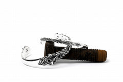 画像をギャラリービューアに読み込む, Loud Style Design - GET IN THE RING "ARABESQUE" SILVER BANGLE