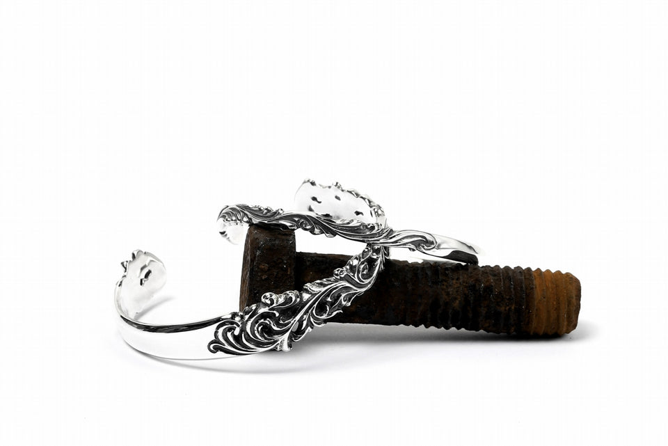 画像をギャラリービューアに読み込む, Loud Style Design - GET IN THE RING "ARABESQUE" SILVER BANGLE