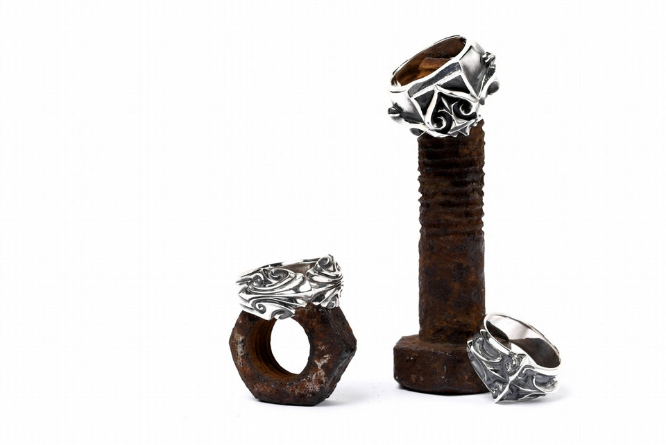 画像をギャラリービューアに読み込む, Loud Style Design - GET IN THE RING "#018" SILVER RING