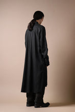 画像をギャラリービューアに読み込む, Aleksandr Manamis Long Box Pleat Shirt (BLACK)