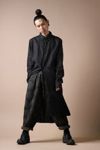 画像をギャラリービューアに読み込む, Aleksandr Manamis Long Box Pleat Shirt (BLACK)