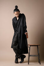 画像をギャラリービューアに読み込む, Aleksandr Manamis Long Box Pleat Shirt (BLACK)