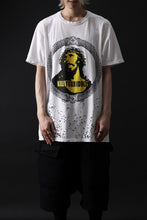 画像をギャラリービューアに読み込む, MASSIMO SABBADIN GRAPHIC T SHIRT wt. SCREEN PRINT/DESTROY (sill trd)