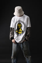 画像をギャラリービューアに読み込む, MASSIMO SABBADIN GRAPHIC T SHIRT wt. SCREEN PRINT/DESTROY (sill trd)