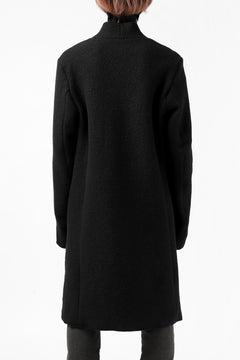 Load image into Gallery viewer, daub RAW EDGE COAT / VIRGIN WOOL (BLACK)
